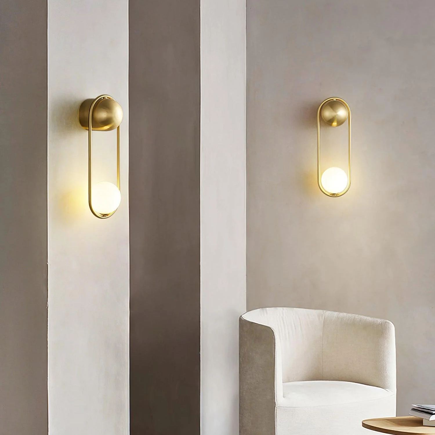 Edge Elegant Fashionable Mental Wall Light Bedroom