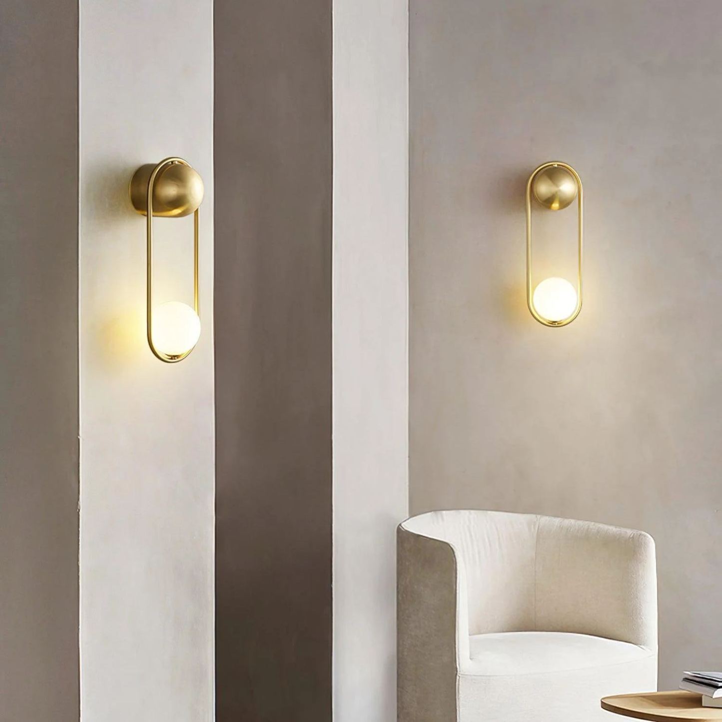 Edge Elegant Fashionable Mental Wall Light Bedroom