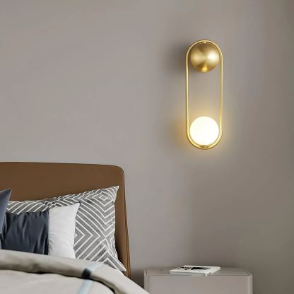 Edge Elegant Fashionable Mental Wall Light Bedroom
