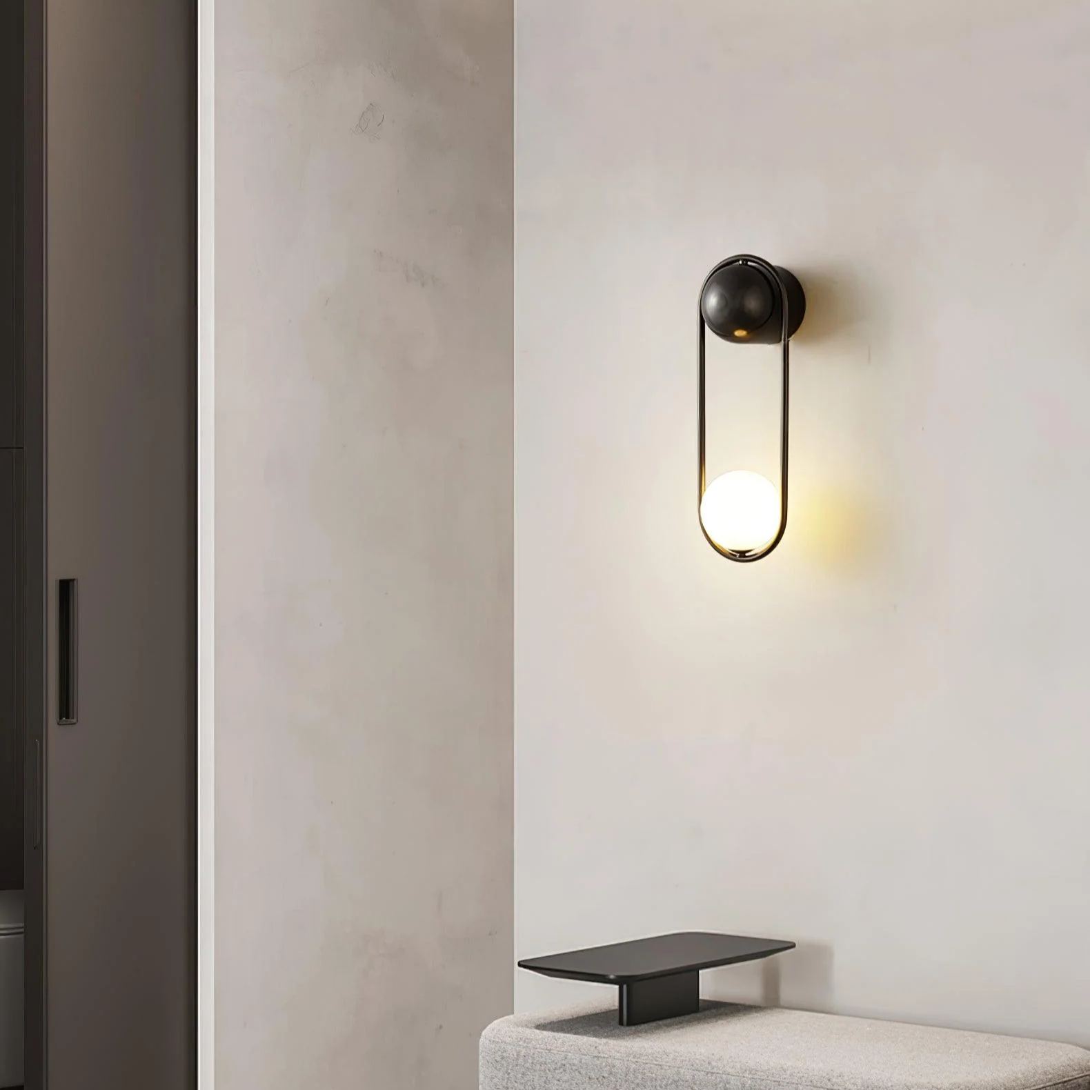 Edge Elegant Fashionable Mental Wall Light Bedroom