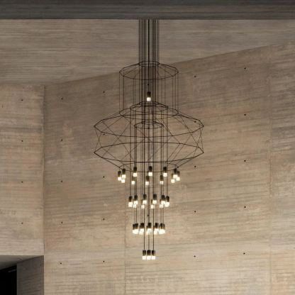 Marilyn Artistic Luxury Lines Chandelier Living Room