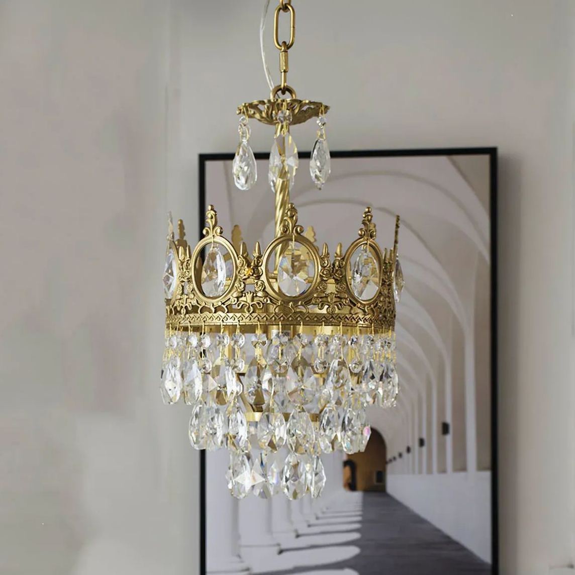 Marilyn Vintage Crystal Luxurious Elegant Chandelier Living Room
