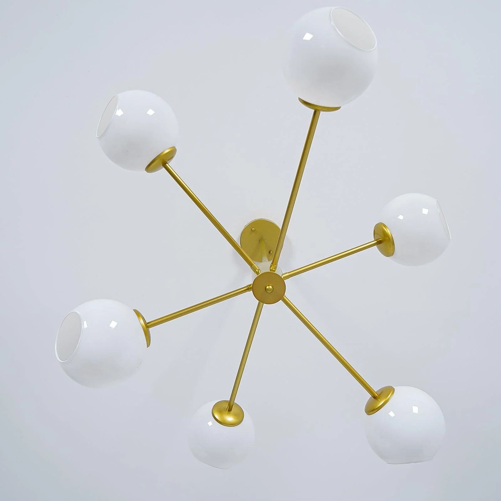 Valentina Gorgeous Metal Glass Chandelier Living Room Bedroom