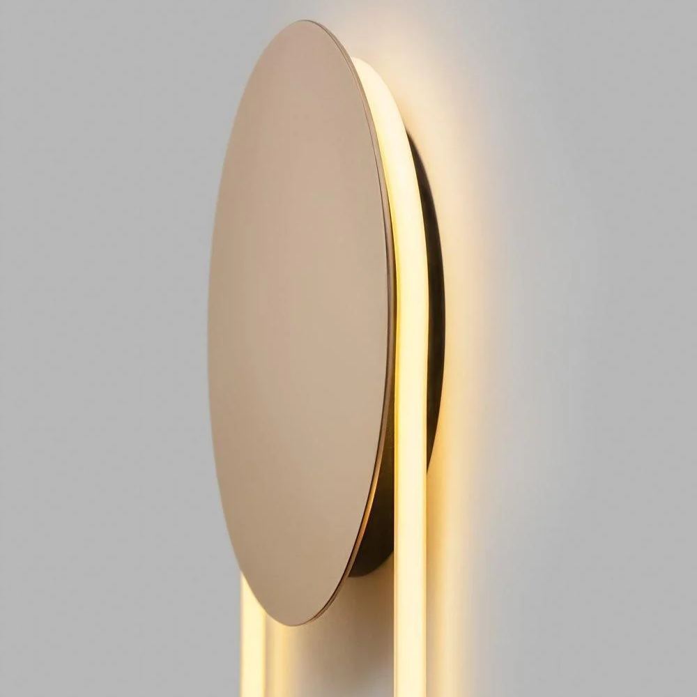 Edge Contemporary Metal Acrylic Wall Lamp Bathroom Bedroom