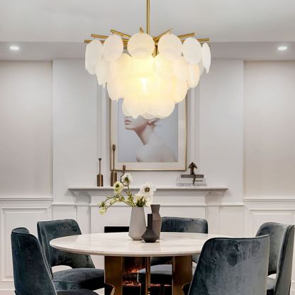 Marilyn Gorgeous Nordic Metal Glass Chandelier Bathroom Living Room