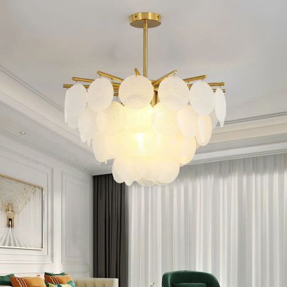 Marilyn Gorgeous Nordic Metal Glass Chandelier Bathroom Living Room