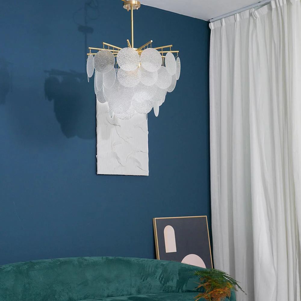 Marilyn Gorgeous Nordic Metal Glass Chandelier Bathroom Living Room
