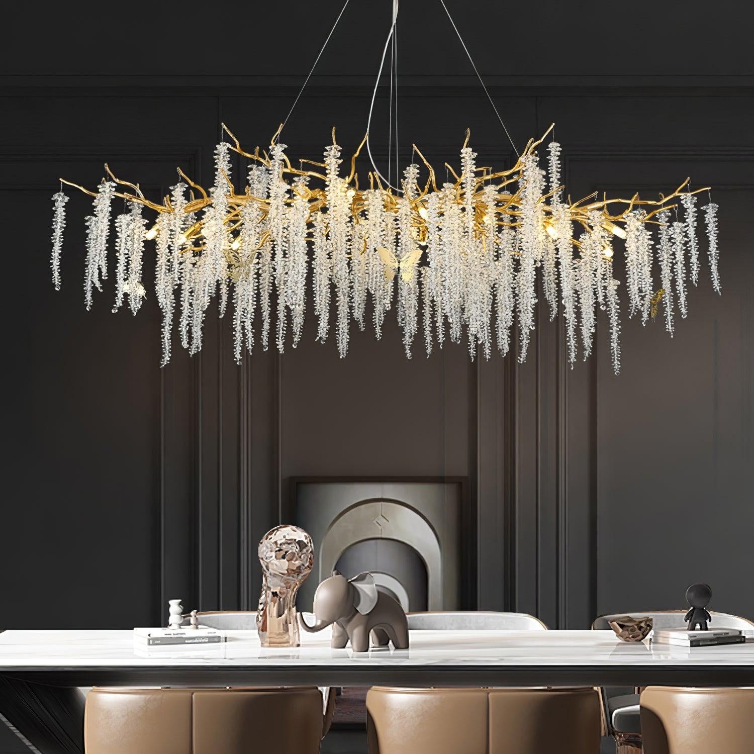 Marilyn Gorgeous Nordic Glass Chandelier Living Room Dining Room