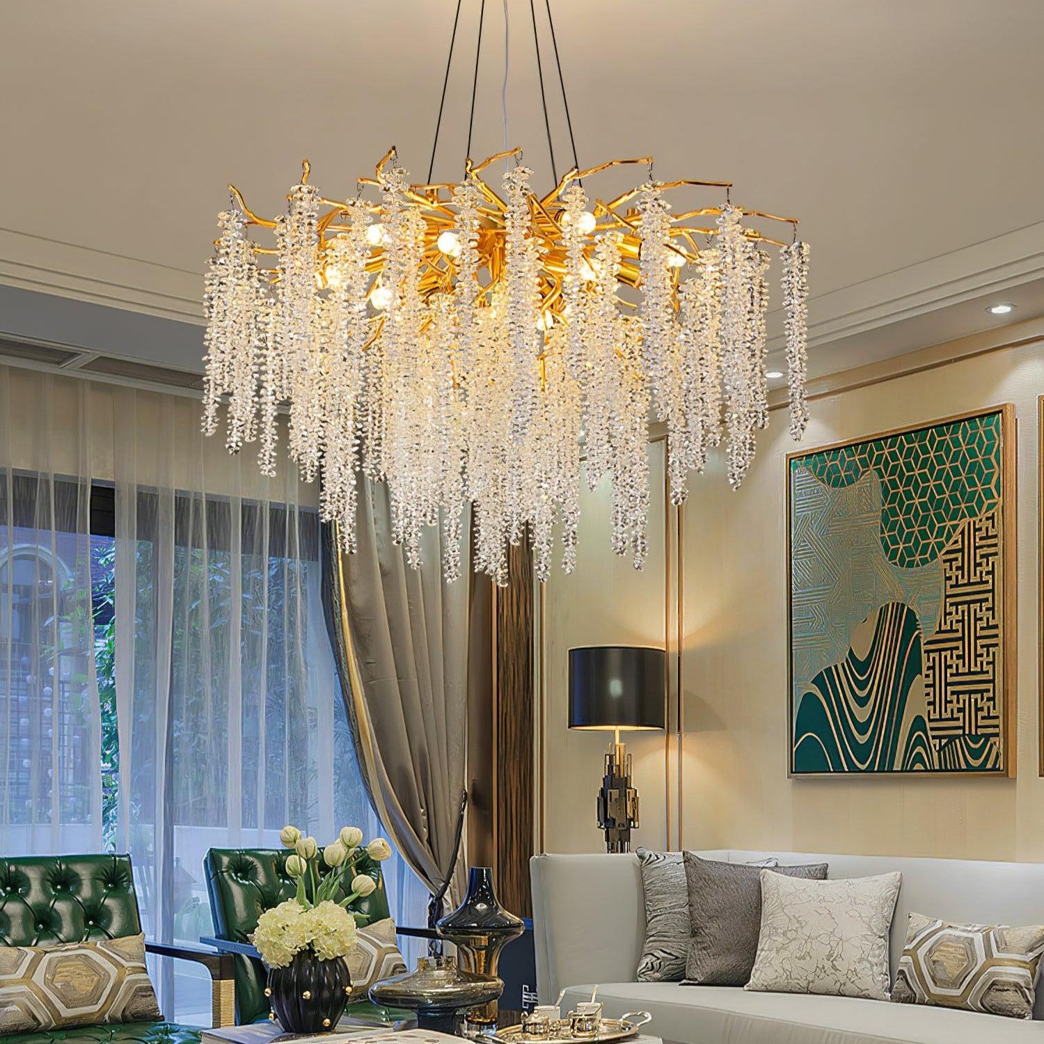 Marilyn Gorgeous Nordic Glass Chandelier Living Room Dining Room