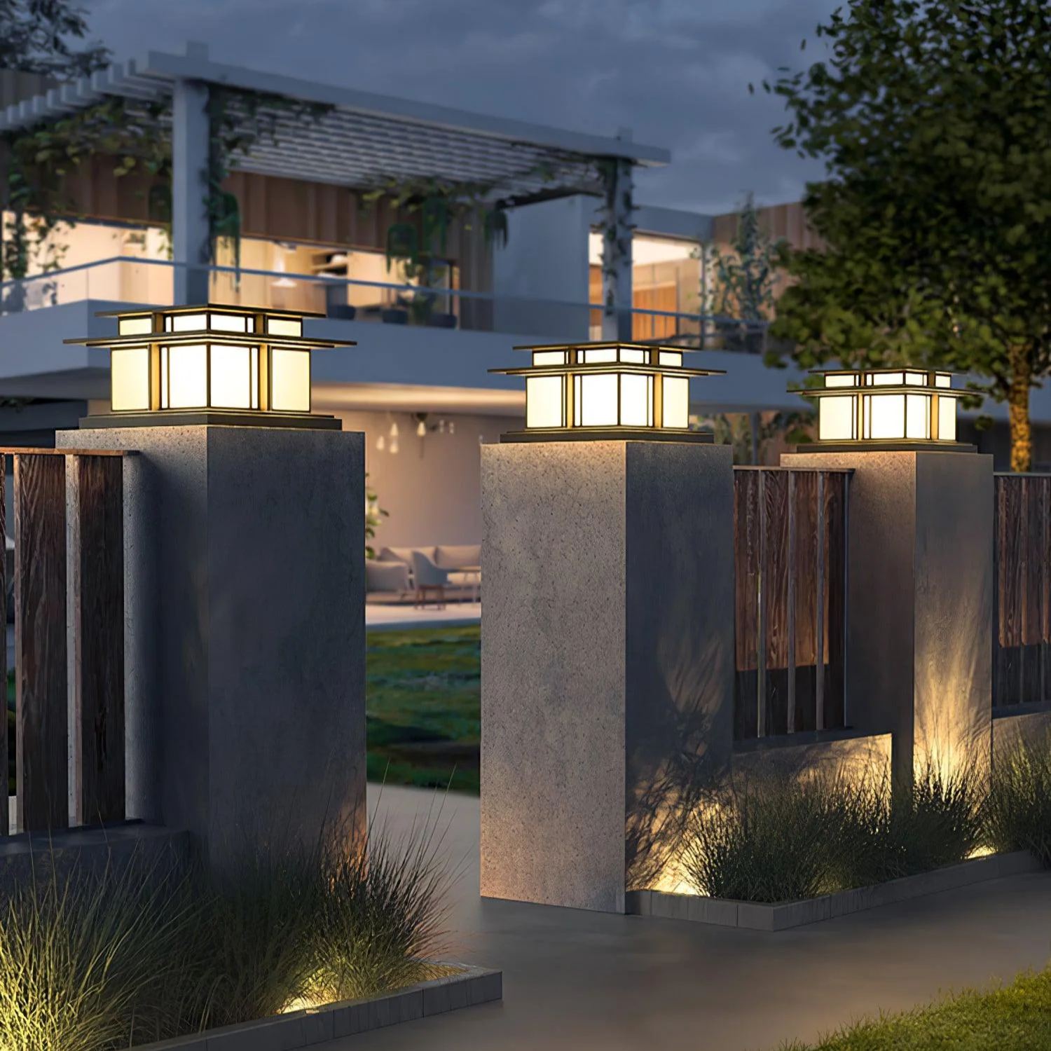 Orr Timeless Metal Acrylic Outdoor Light Lawns Villas Corridors