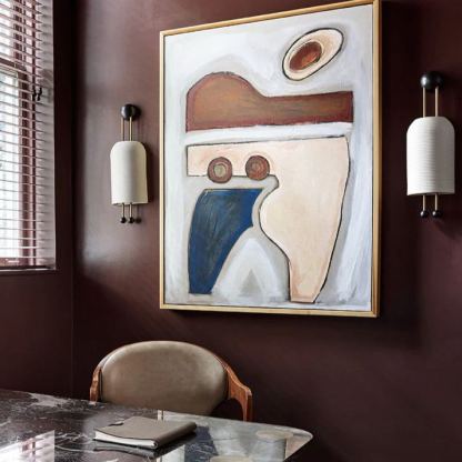 Alessio Metal Glass White Wall Lamp Dining Room Bedroom