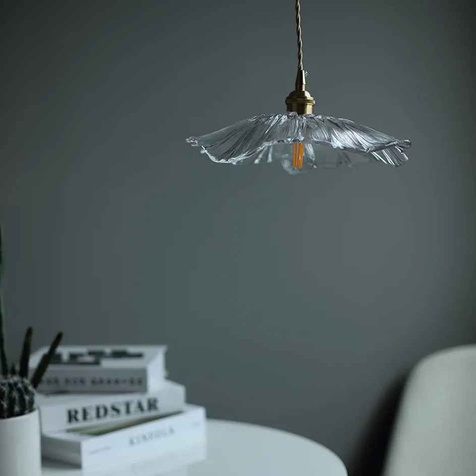 Carins Modern Flower Glass Hanging Pendant Light Dining Room