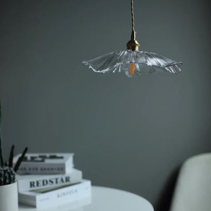 Carins Modern Flower Glass Hanging Pendant Light Dining Room