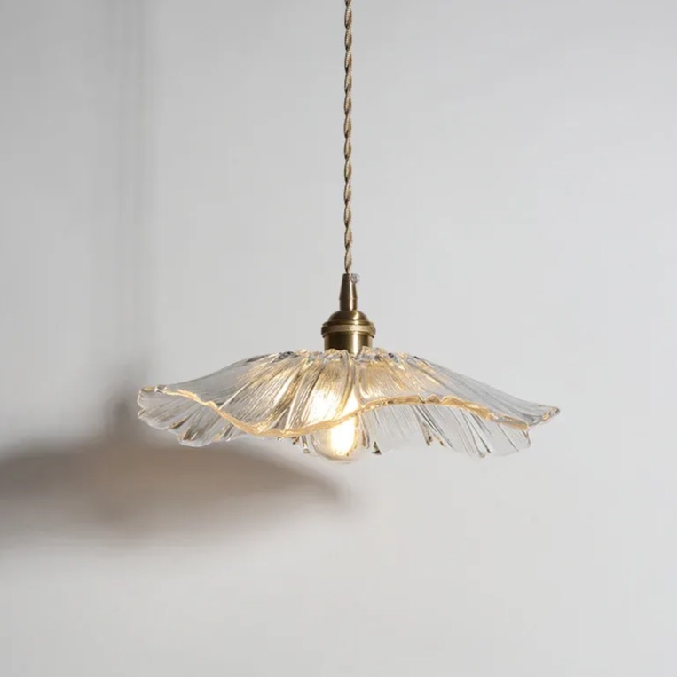 Carins Modern Flower Glass Hanging Pendant Light Dining Room