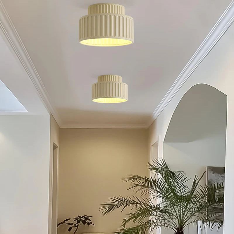 Hailie Multicolour Macron Cream Ceiling Light Bedroom Dining Room