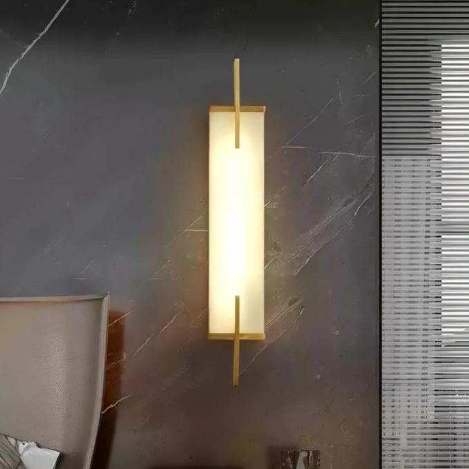 Jade Modern Minimalism Alabaster Wall Light Hallway Bedroom