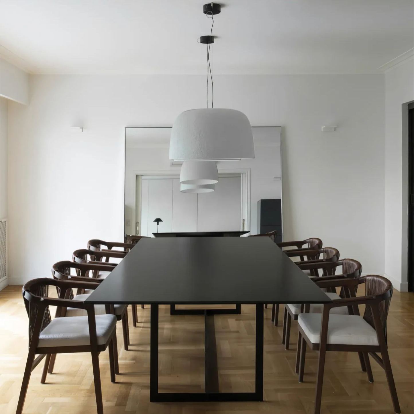 Carins Modern Round Metal Pendant Light Shades Living Study Room