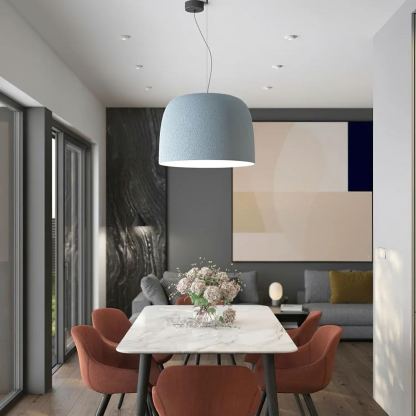 Carins Modern Round Metal Pendant Light Shades Living Study Room