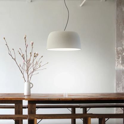 Carins Modern Round Metal Pendant Light Shades Living Study Room