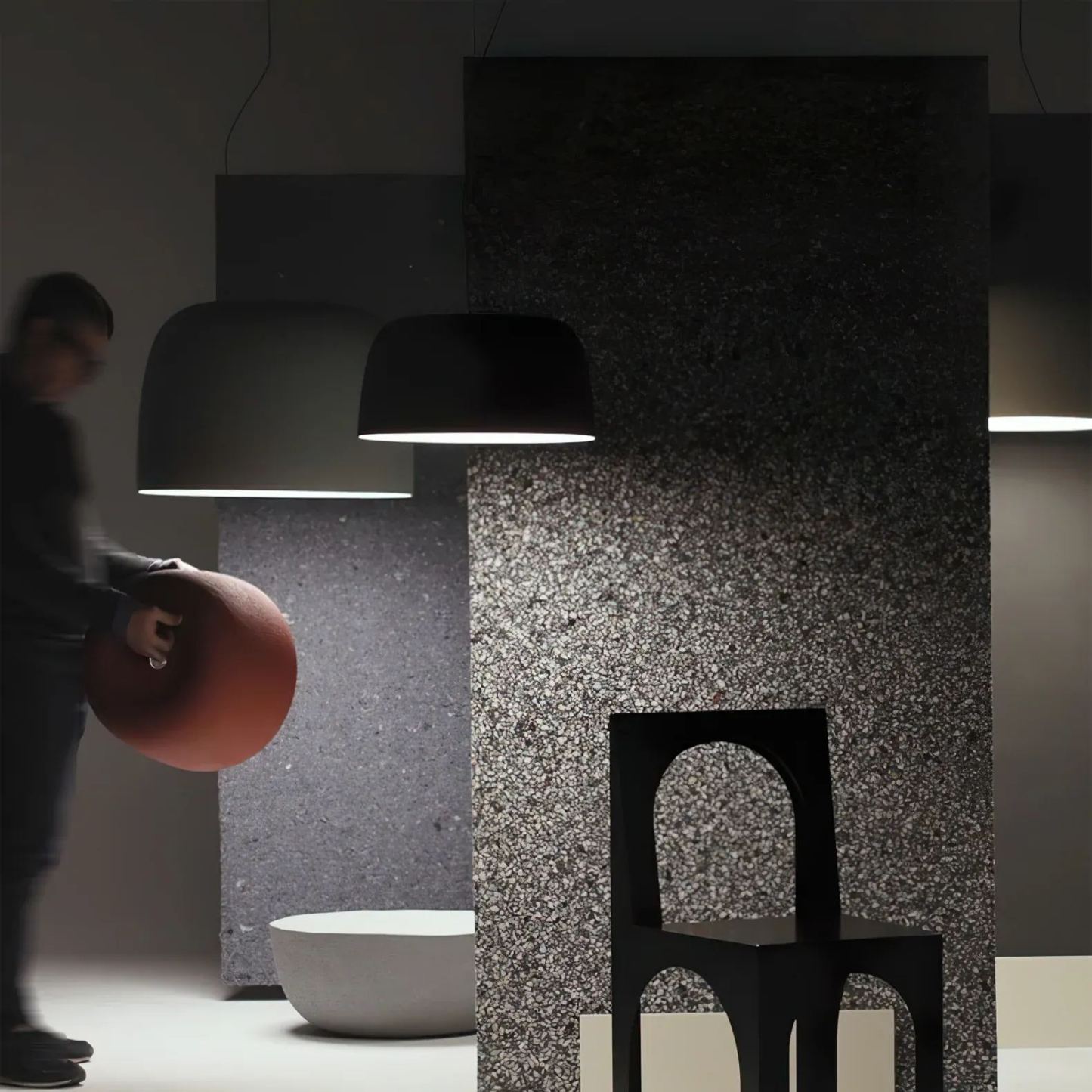 Carins Modern Round Metal Pendant Light Shades Living Study Room