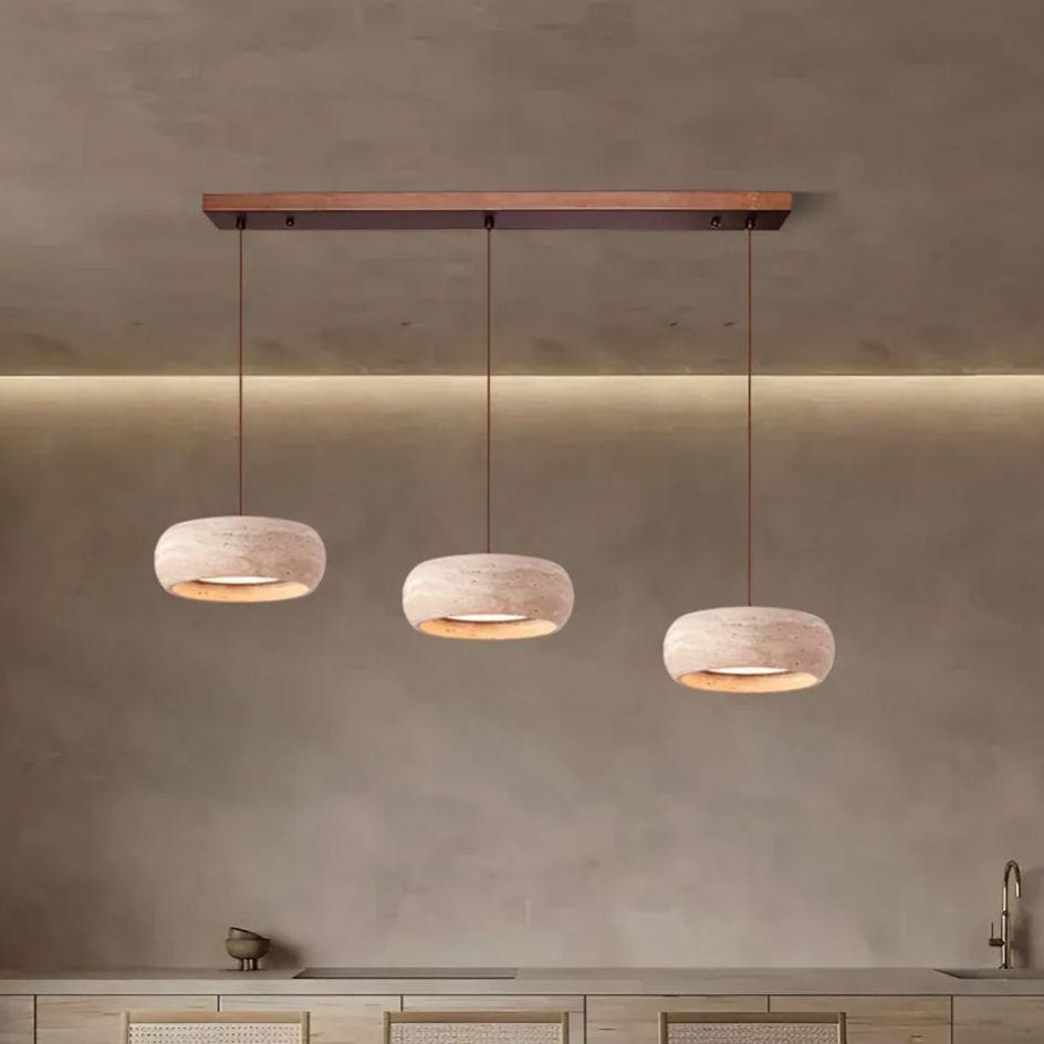 Ozawa Modern Round Cement Pendant Light Shades Bedroom Dining Room