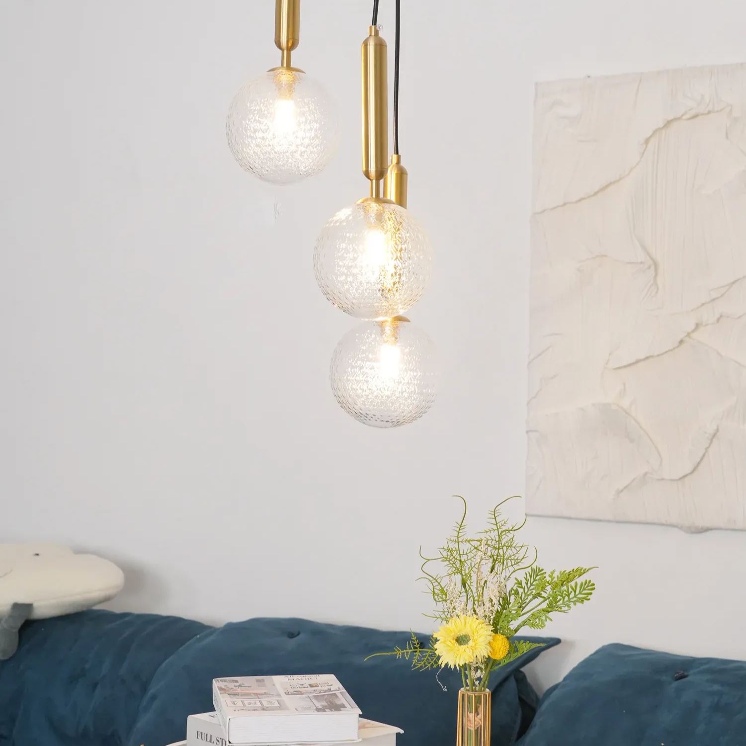 Hailie Minimalism Oval Nordic Modern Pendant Light Bedroom Living Room