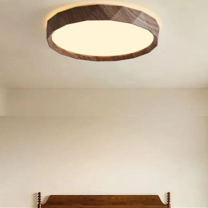 Ozawa Minimalism Walnut Wood Ceiling Light Bedroom Dining Room