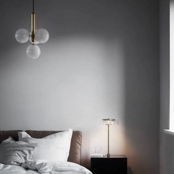 Hailie Minimalism Oval Nordic Modern Pendant Light Bedroom Living Room
