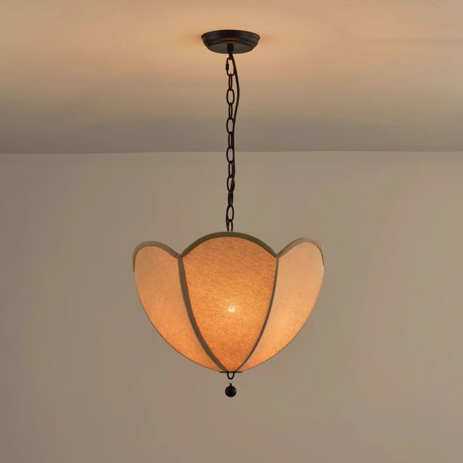 Renée Modern Flower Fabric Pendant Light Shades Bedroom Dining Room