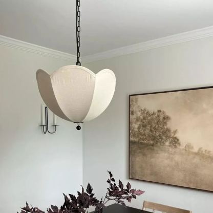 Renée Modern Flower Fabric Pendant Light Shades Bedroom Dining Room