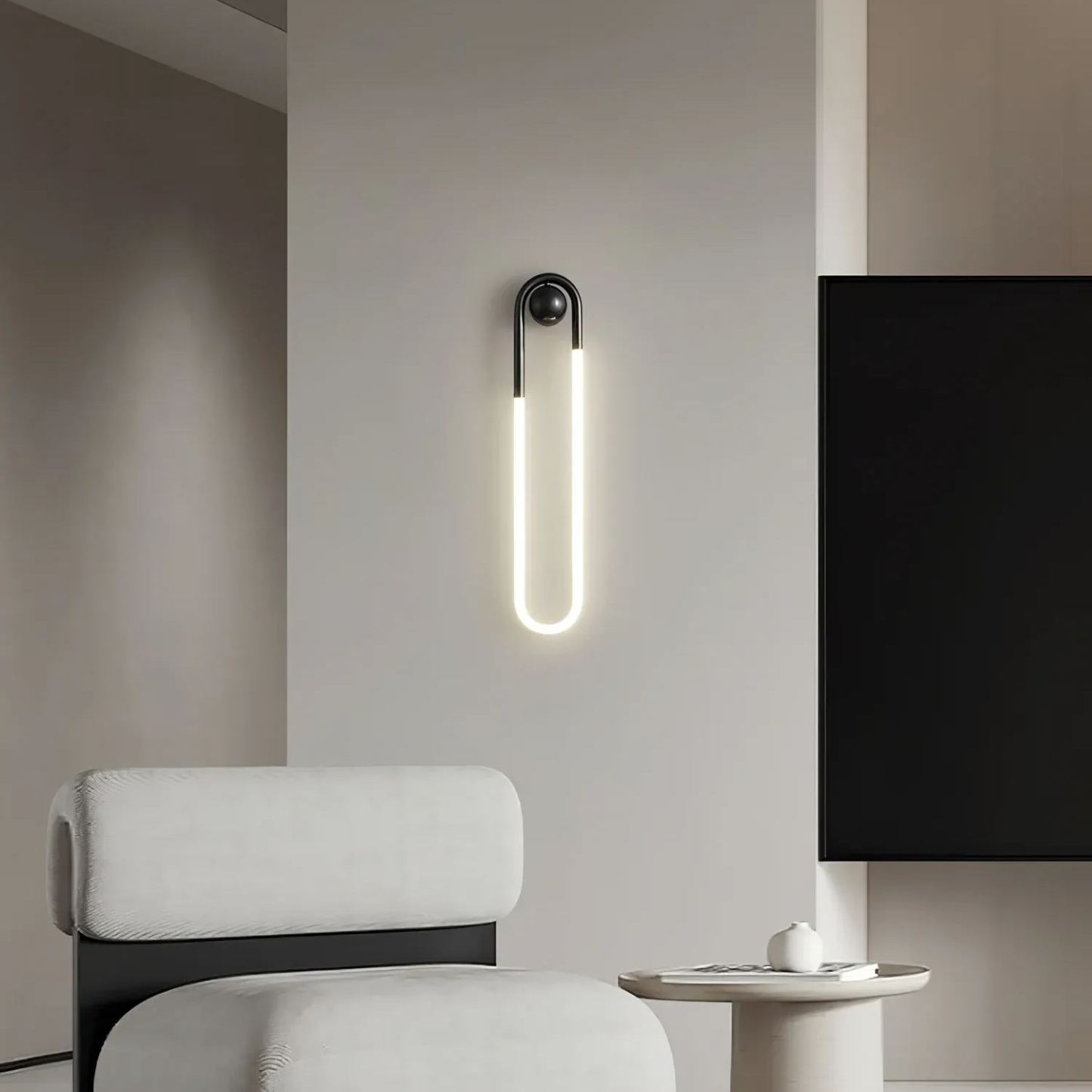 Meza Modern LED Metal Acrylic Wall Light Bedroom Living Room Hallway