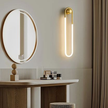 Meza Modern LED Metal Acrylic Wall Light Bedroom Living Room Hallway
