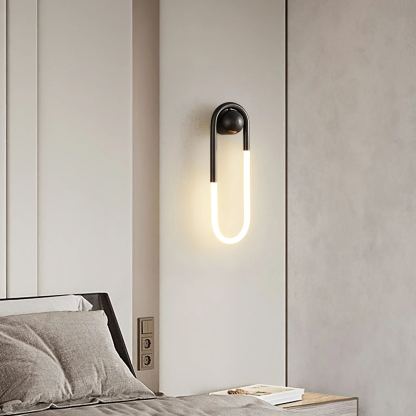 Meza Modern LED Metal Acrylic Wall Light Bedroom Living Room Hallway