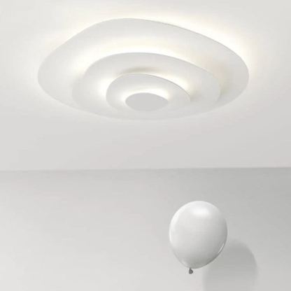 Quinn Modern Ripple Metal Ceiling Light Fixture Bedroom Living Room