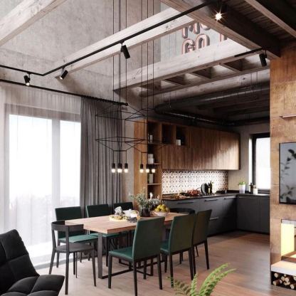 Orr Geometric Style Metal Acrylic Pendant Light Living Room Dining Room