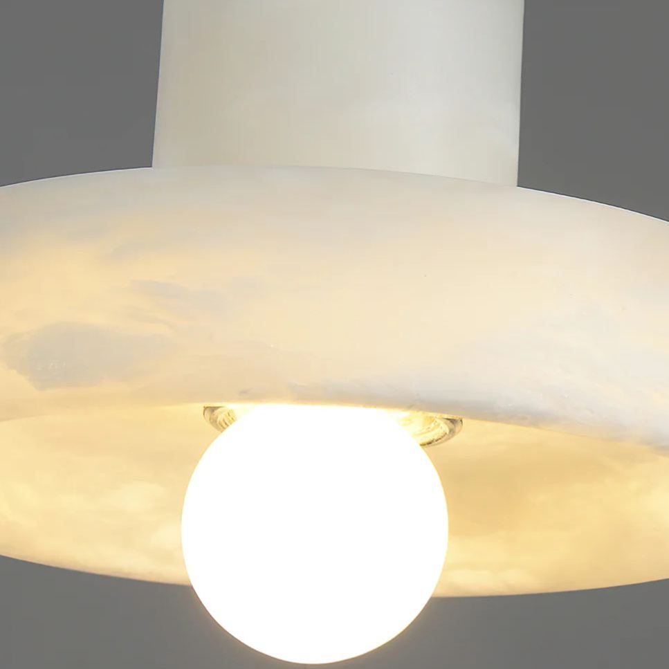 Ozawa Modern Round Rasin Pendant Light Bedroom Dining Room