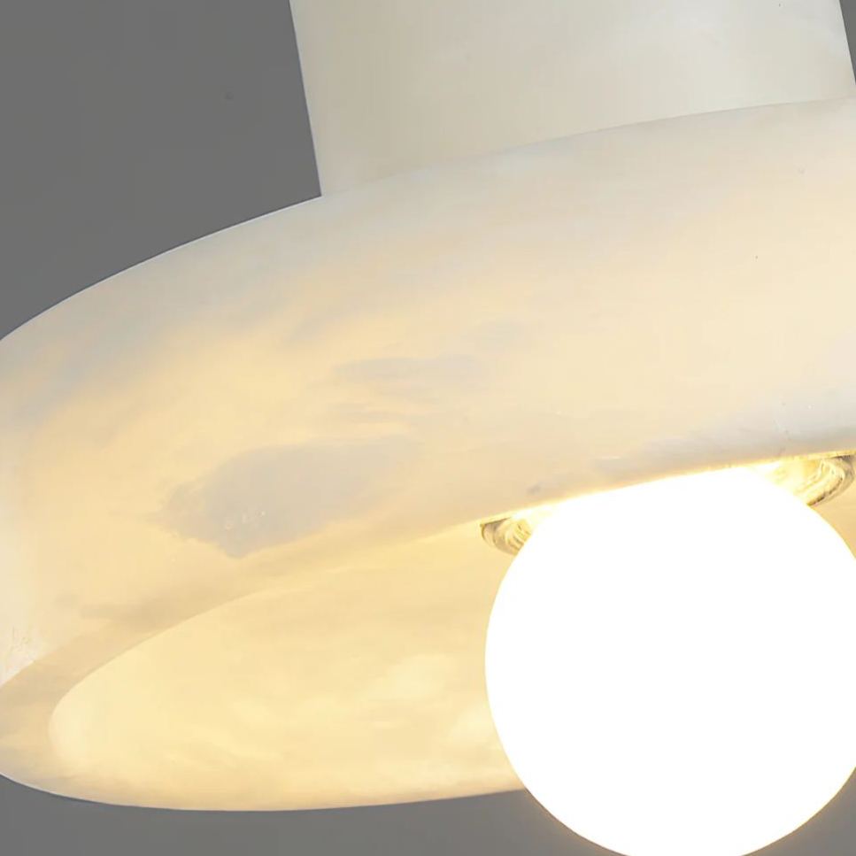 Ozawa Modern Round Rasin Pendant Light Bedroom Dining Room