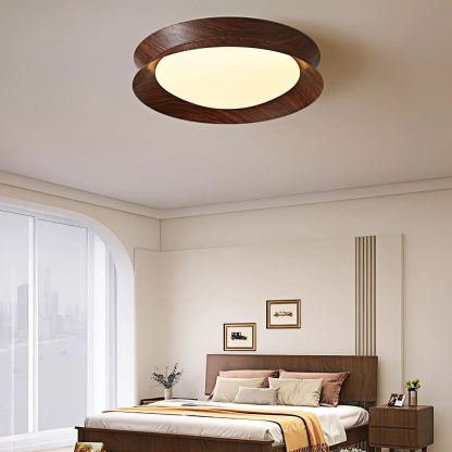 Muto Modern Round Metal Acrylic Ceiling Light Bedroom