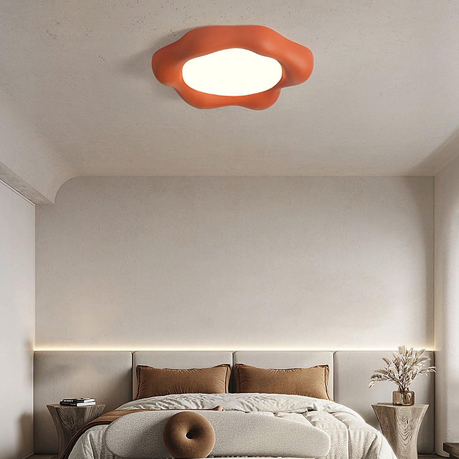 Quinn Modern Round Resin Acrylic Ceiling Light Living Room Dining Room