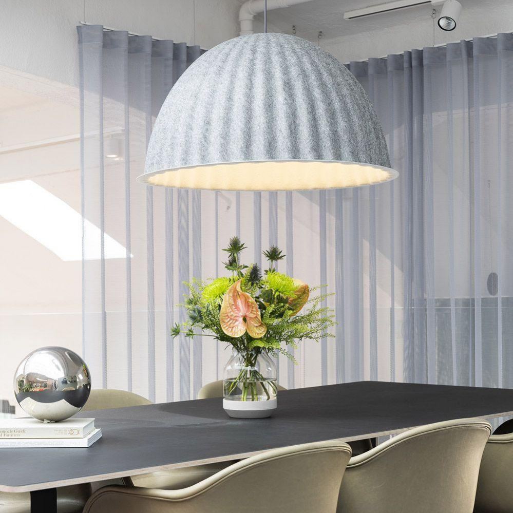 Hailie Modern Bell Metal Felt Pendant Light Living Room Dining Room