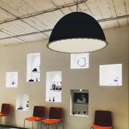 Hailie Modern Bell Metal Felt Pendant Light Living Room Dining Room