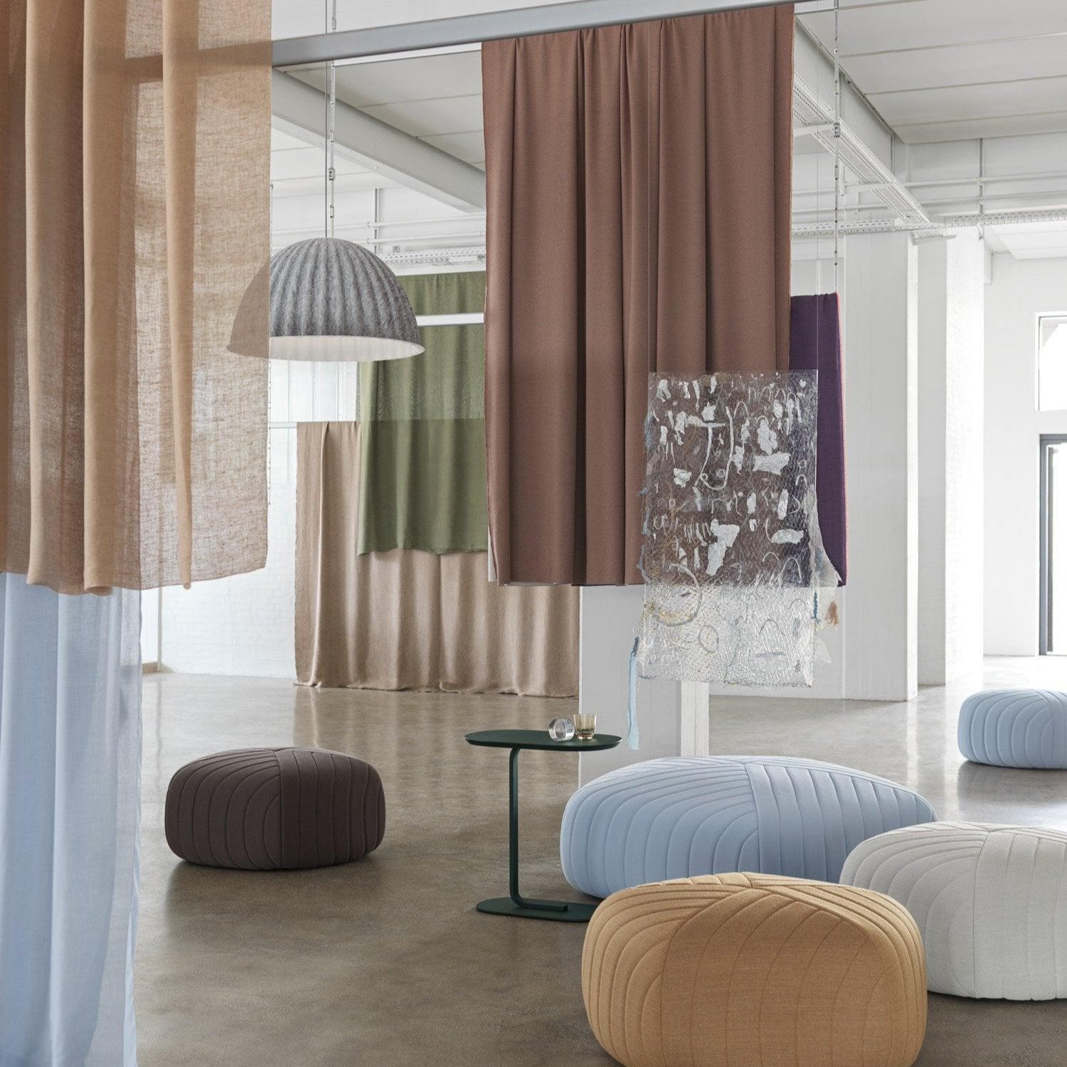 Hailie Modern Bell Metal Felt Pendant Light Living Room Dining Room