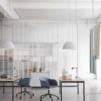 Hailie Modern Bell Metal Felt Pendant Light Living Room Dining Room