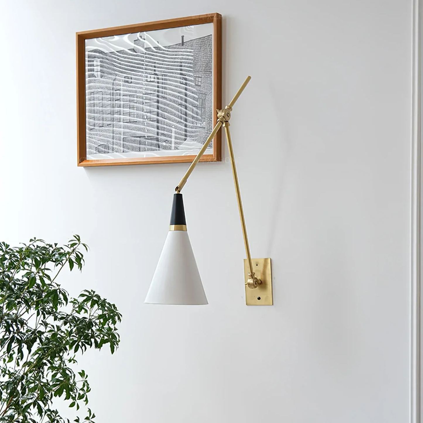 Alessio Modern Urban Metal Wall Light Living Room Bedroom Bathroom