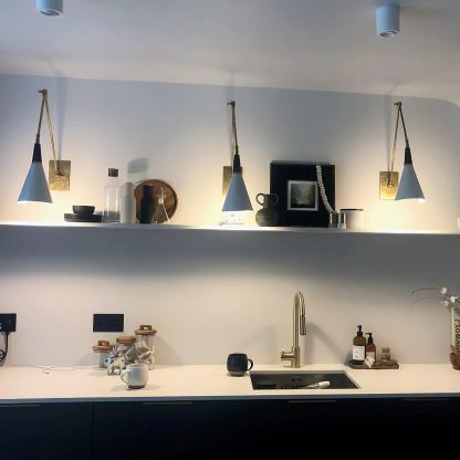 Alessio Modern Urban Metal Wall Light Living Room Bedroom Bathroom