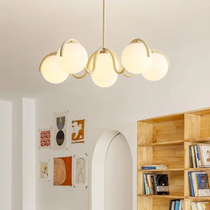 Valentina Vintage Metal Glass Pendant Light Bedroom Living Room