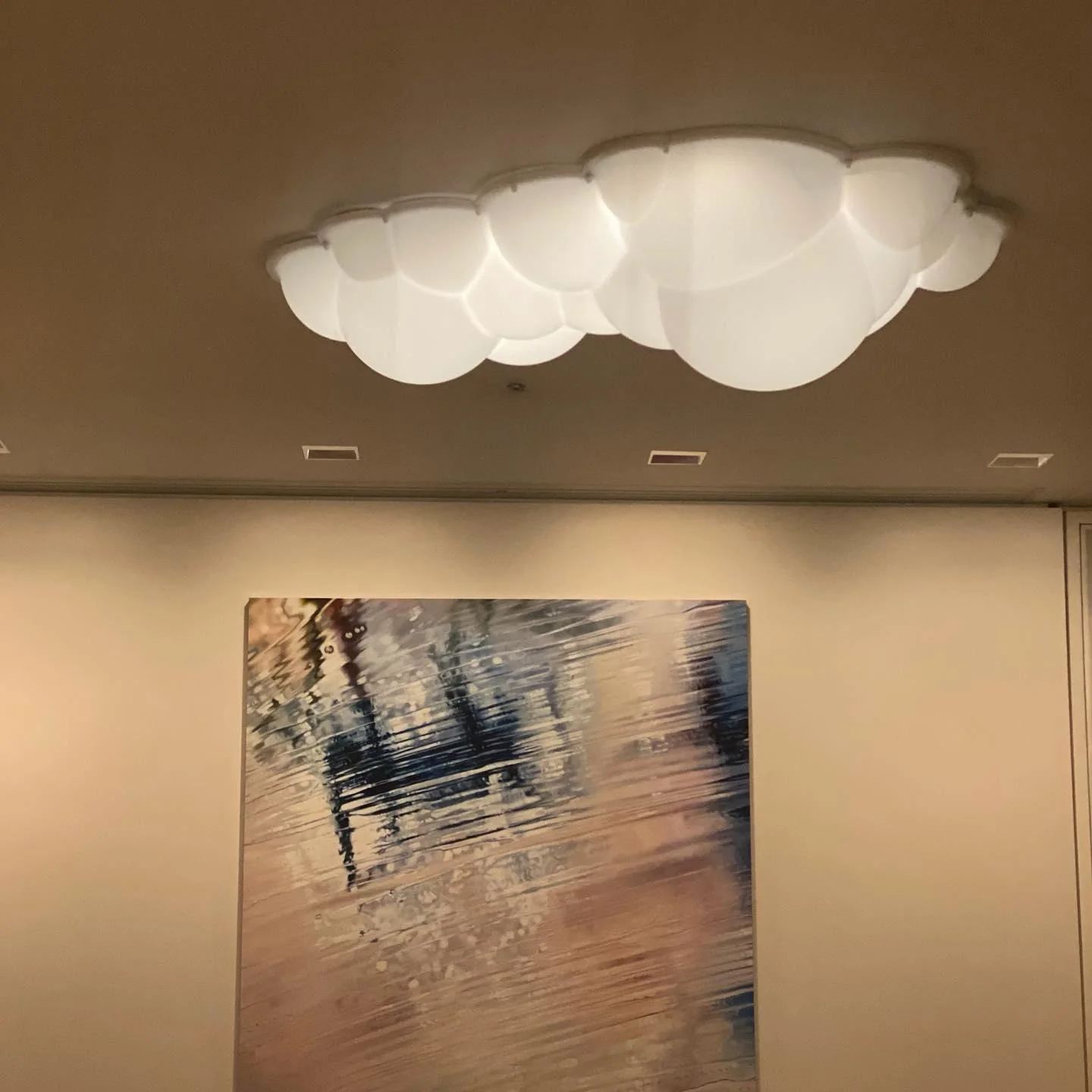 Marilyn Comfort Cloud Metal PE Pendant Light Living Room Bedroom