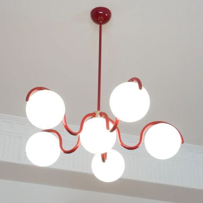 Valentina Vintage Metal Glass Pendant Light Bedroom Living Room