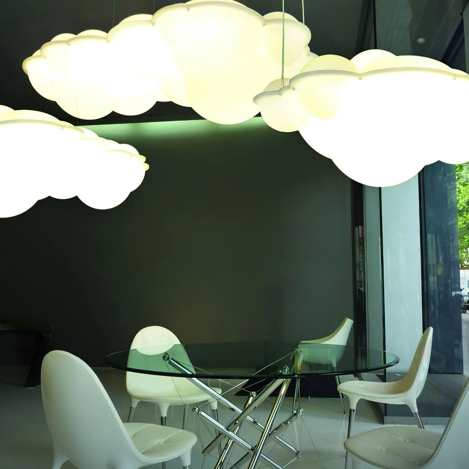 Marilyn Comfort Cloud Metal PE Pendant Light Living Room Bedroom
