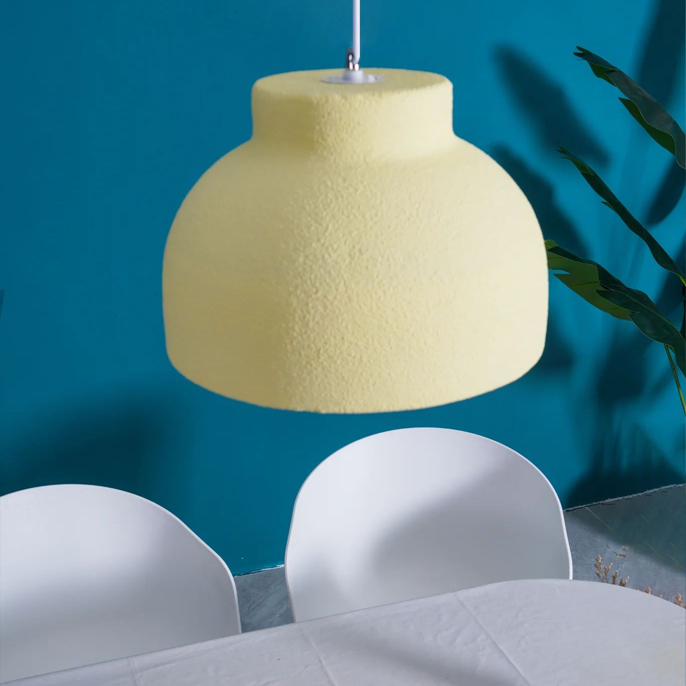 Ozawa Contemporary Natural Metal Pendant Light Dining Room Living Room